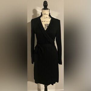 Diane von Furstenberg Volante Wool Wrap Dress